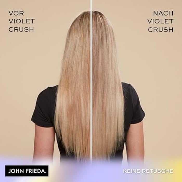 John Frieda Violet Crush Silver Mask – Contents: 250 ml – For Blonde Hair – Neutralises Yellow Tint – Repairs Hair Damage - Image 3